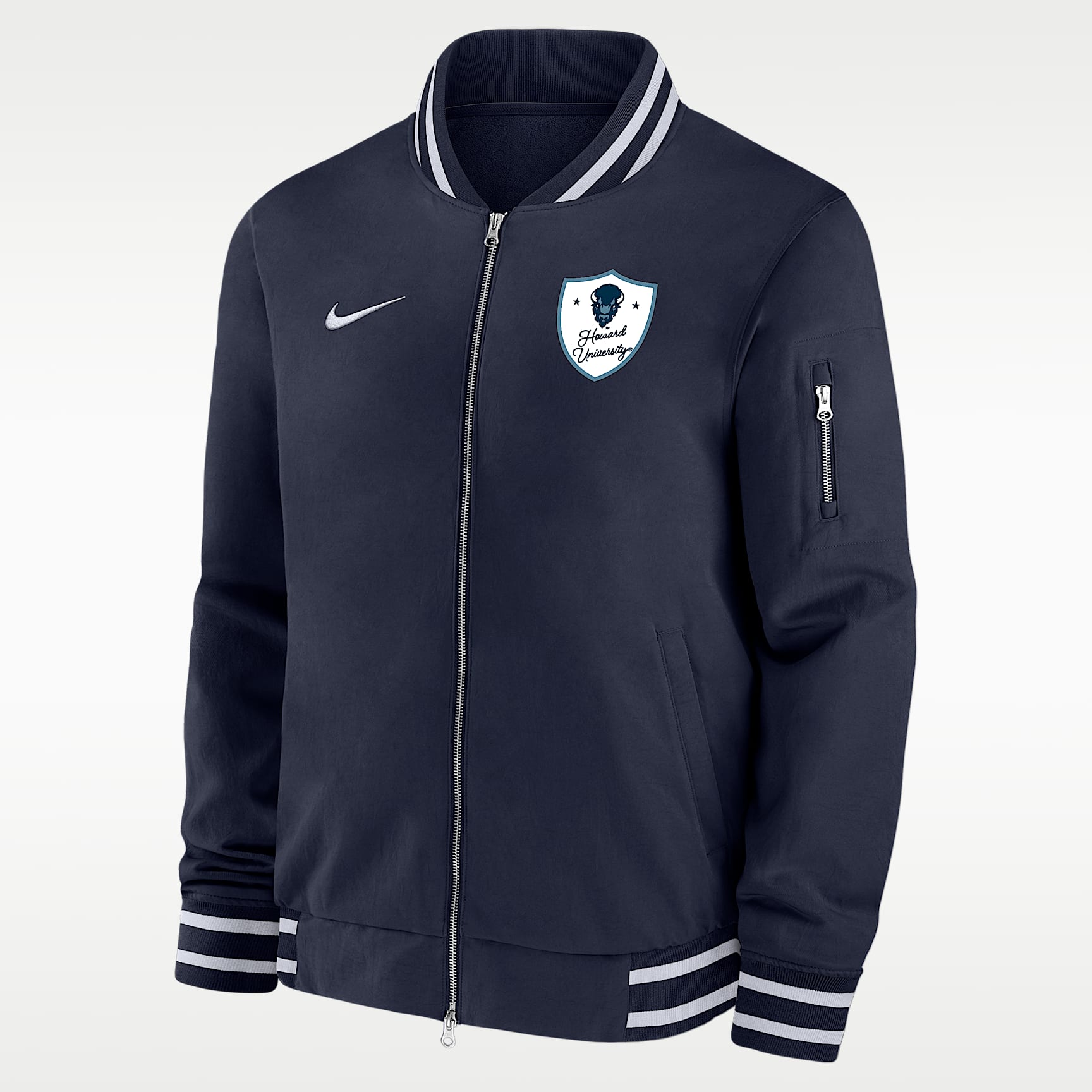 Nike College (Howard University) Men's Bomber Jacket. Nike.com